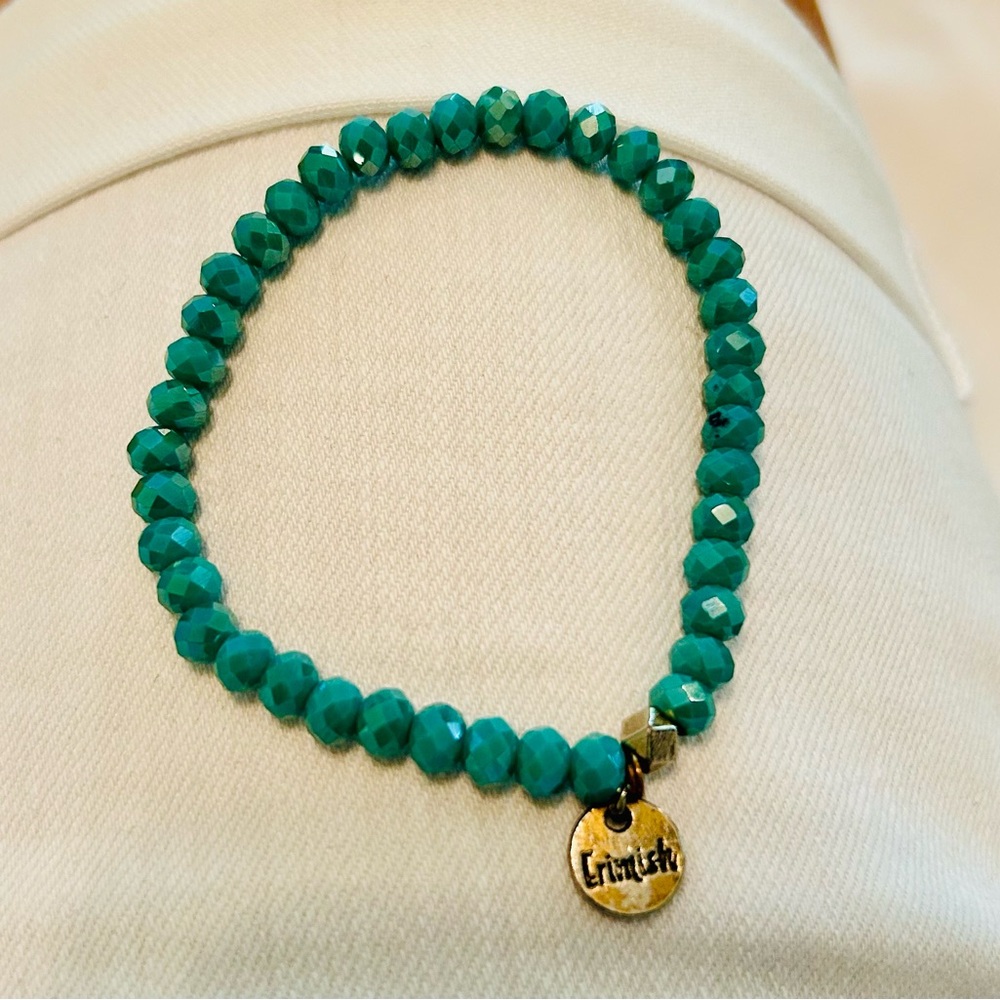 Turquoise Stackable Beaded Bracelets (Four) - image 5